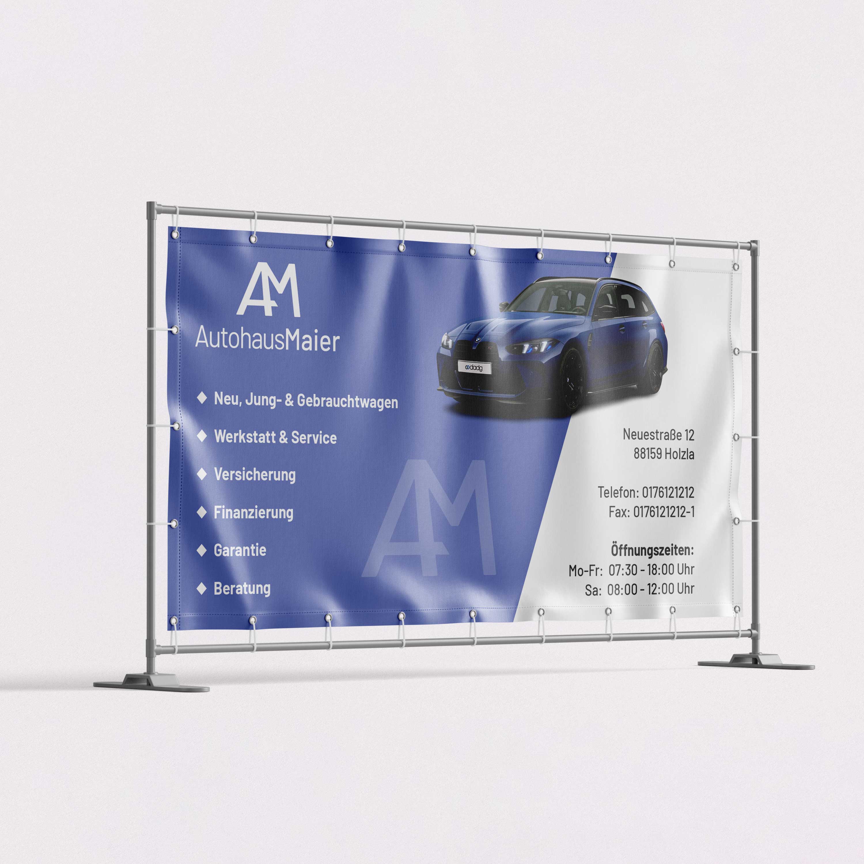 Banner in verschidenen Formaten