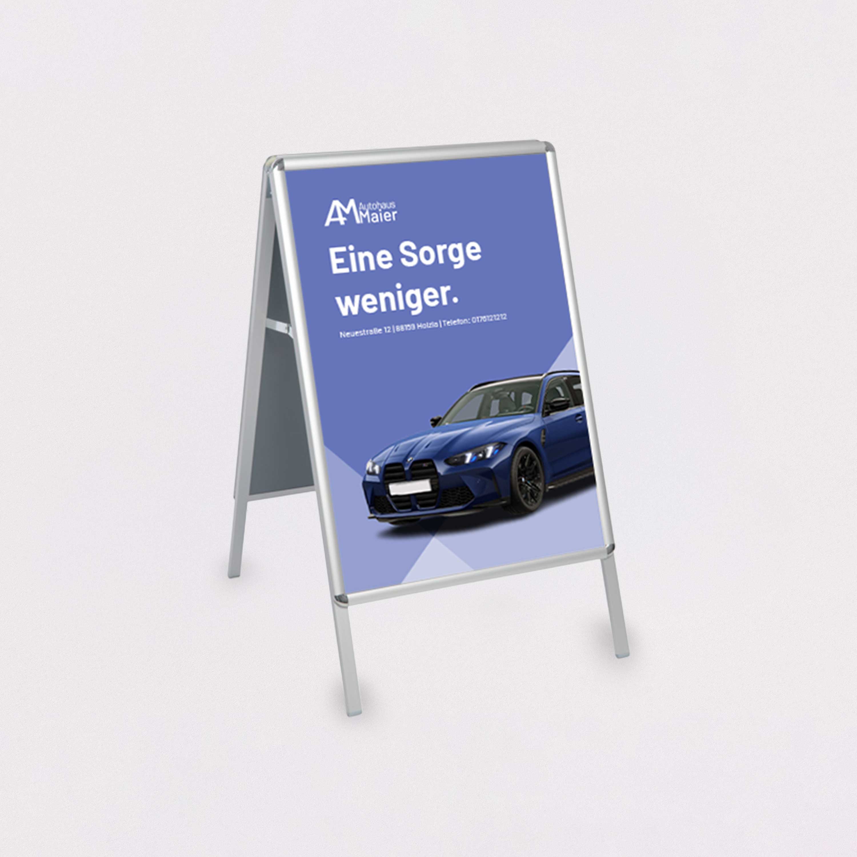 Kundenstopper inkl. Druck