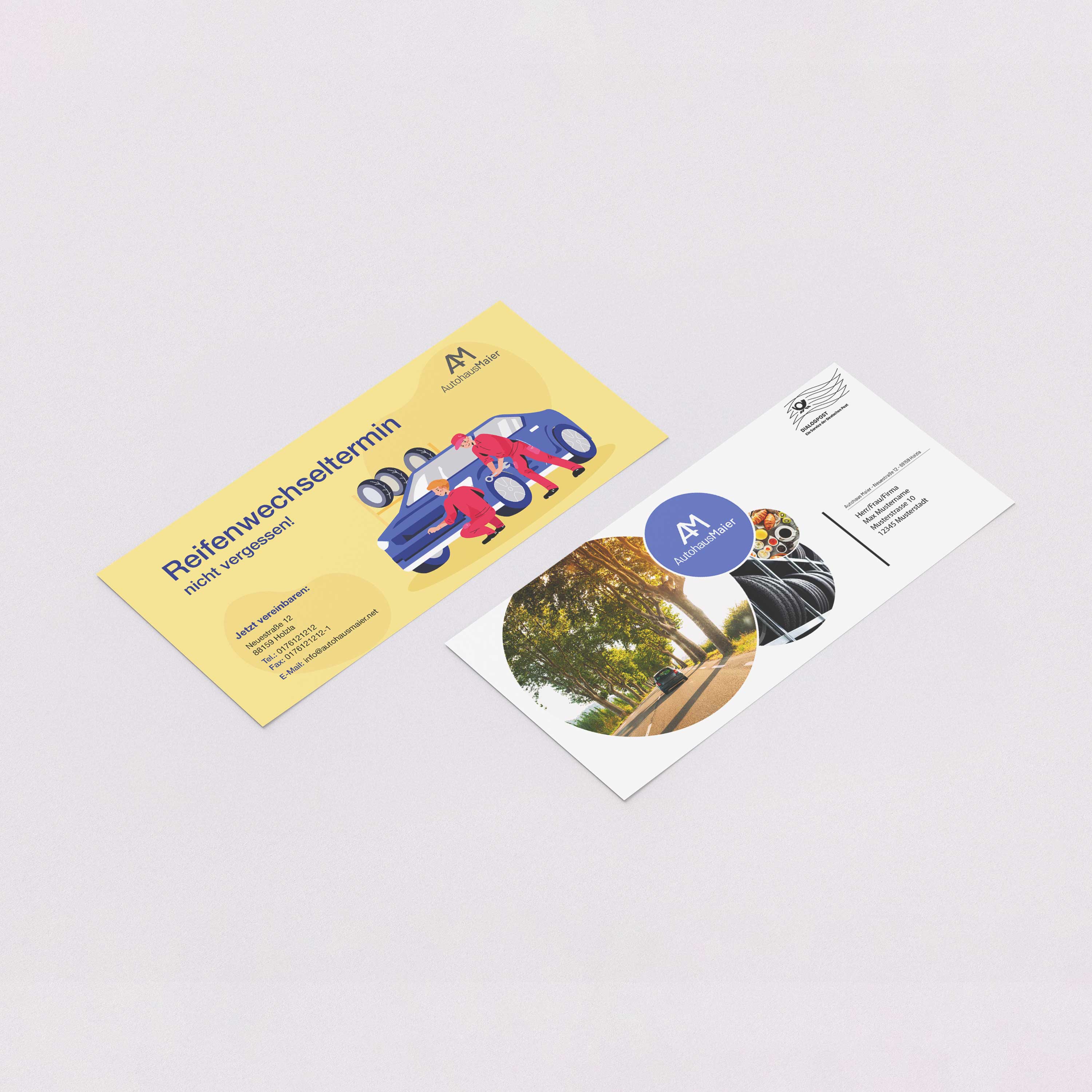 Postkarten-Mailing