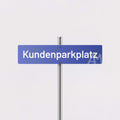 Schild - Kundenparkplatz