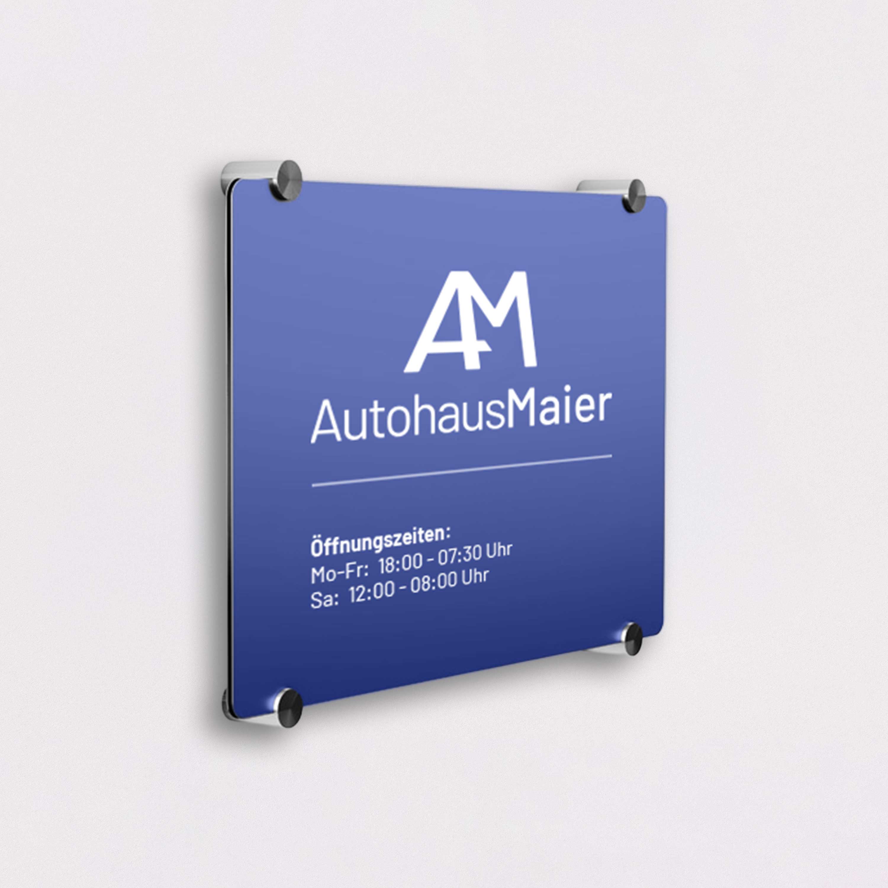 Schild - Öffnungszeiten